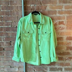 Lime Green Corduroy Jacket